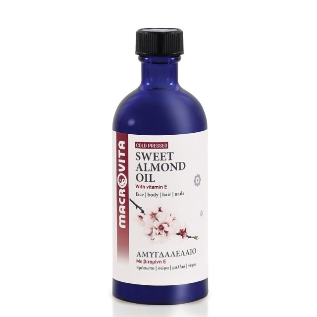 Macrovita Sweet Almond Oil Αμυγδαλέλαιο με βιταμίνη Ε 100ml