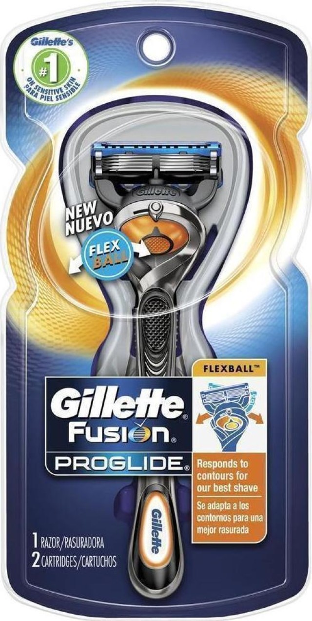 Gillette Fusion Proglide 5 Flexball Manual Mηχανή +2 Aνταλλακτικά