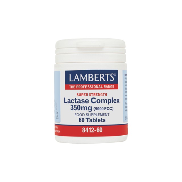 Lamberts Lactase Complex 350mg Σύμπλεγμα Λακτάσης 60 tabs