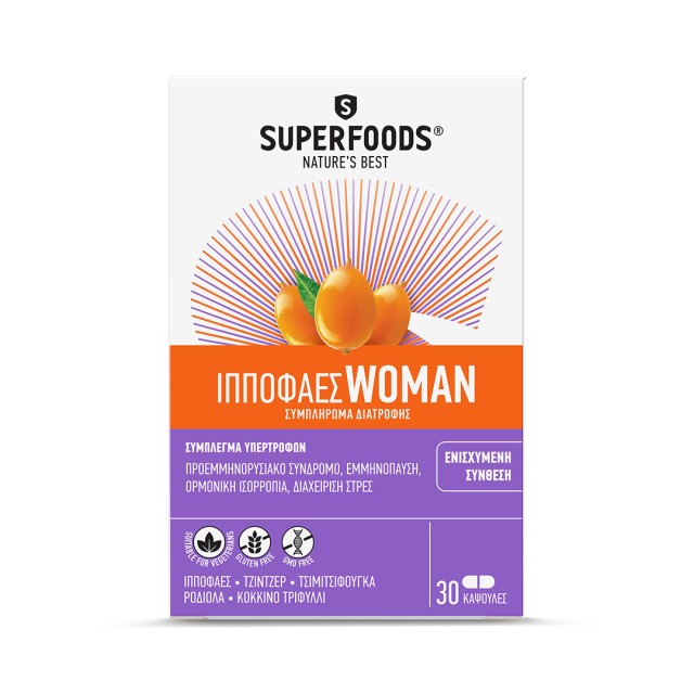 Superfoods Ιπποφαές Woman 30caps