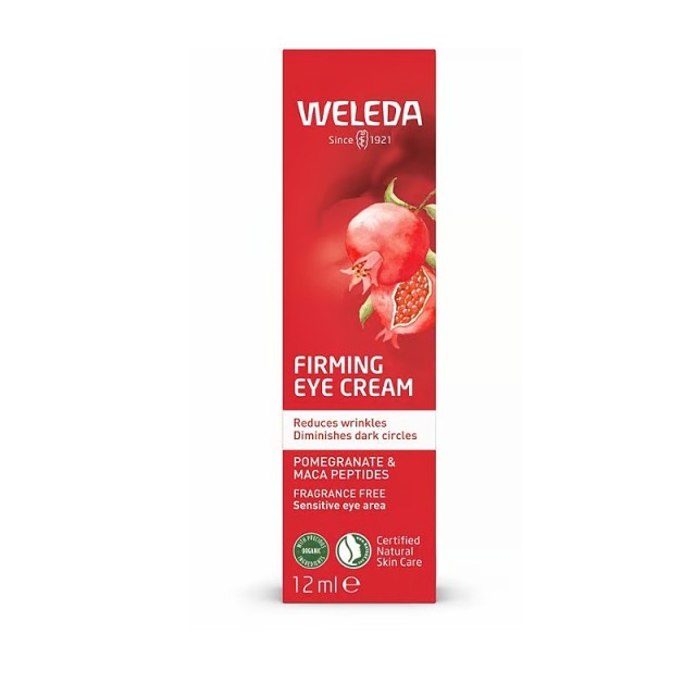 Weleda Pomegranate & Maca Firming Eye Cream Ενυδατική & Αντιγηραντική Κρέμα Ματιών Ρόδι & Πεπτίδια Μάκα 12ml