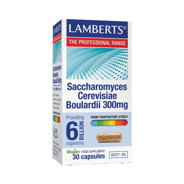 Lamberts Saccharomyces Cerevisiae Boulardii 300mg 30 κάψουλες