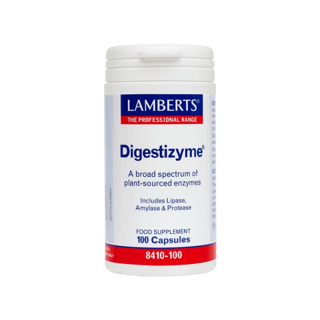 Lamberts Digestizyme Φυτικά Πεπτικά Ενζυμα 100 κάψουλες