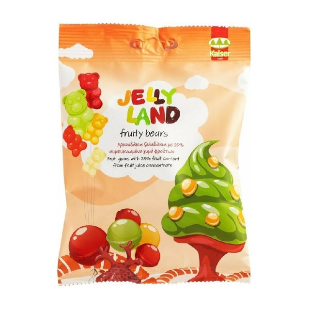 Kaiser 1889 Ζελεδάκια Jelly Land με Γεύση Λεμόνι / Passionfruit / Πορτοκάλι / Βατόμουρο / Ανανάς / Κεράσι 100gr