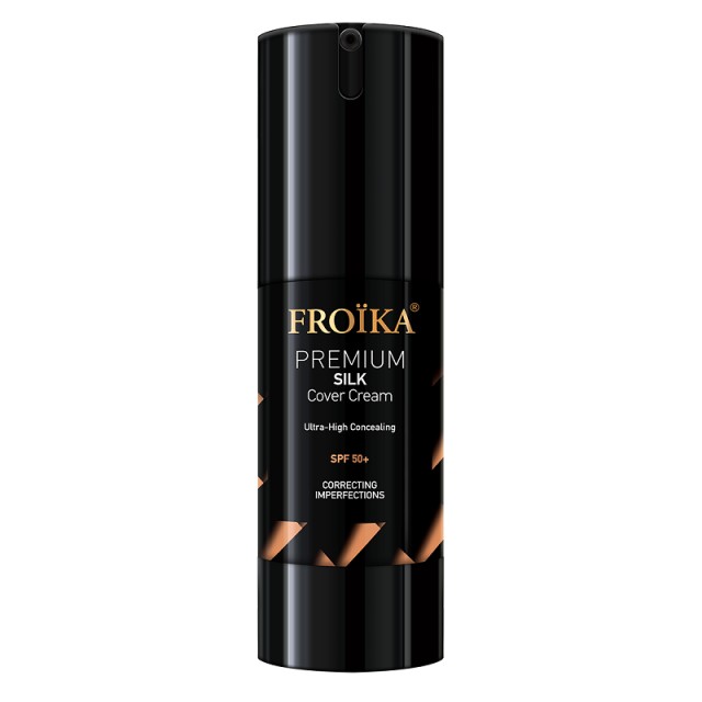 Froika Premium Silk Cover Cream Αδιάβροχη Έγχρωμη Κρέμα πολύ Υψηλής Κάλυψης SPF50+ 30ml