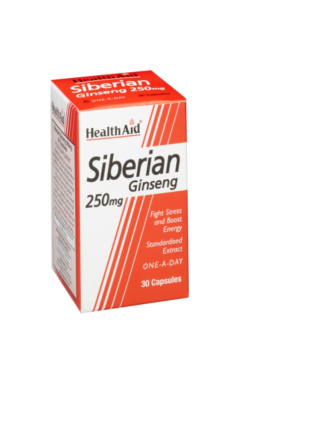 HEALTH AID Siberian Ginseng 250mg capsules 30s