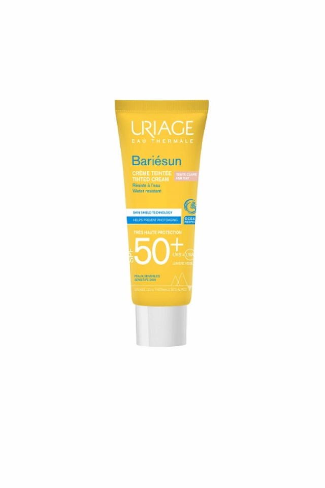 Uriage Bariesun Tinted Cream Fair Tint SPF50+ Αντηλιακή Κρέμα Προσώπου με Χρώμα 50ml