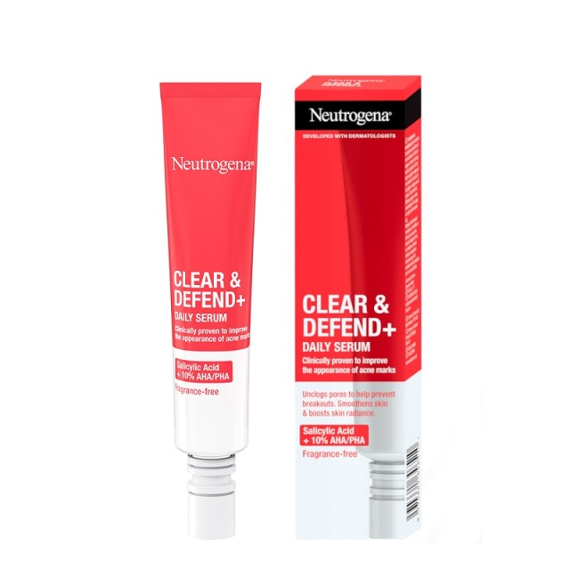 Neutrogena Clear & Defend+ Daily Serum Ορός Καθημερινής Χρήσης 30ml