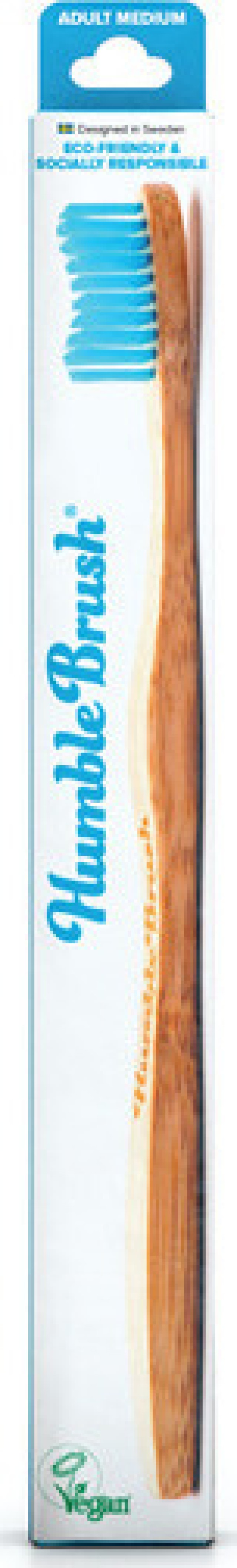 The Humble Co. Humble Brush Οδοντόβουρτσα Bamboo Medium Ενηλίκων, 1 τεμάχιο