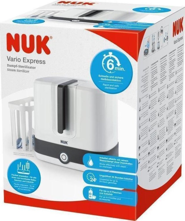 Nuk Vario Express Αποστειρωτήρας Ατμού 1 τεμ