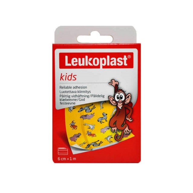 Leukoplast Kids Zoo Παιδικά Επιθέματα 6cm X 1m