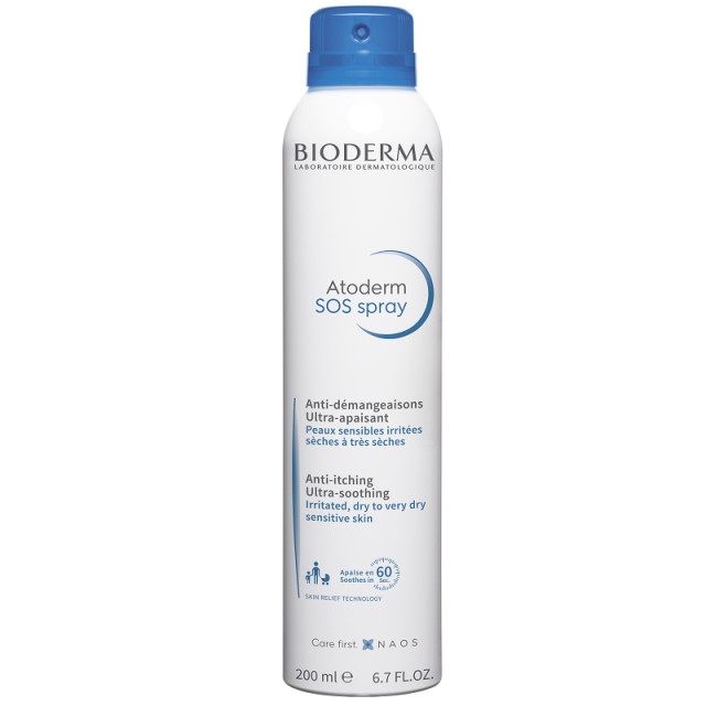 Bioderma Atoderm SOS Spray για τον Κνησμό 200ml