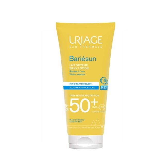 Uriage Bariesun Silky Lotion SPF50+  Αδιάβροχη Αντηλιακή Λοσιόν Προσώπου 100ml