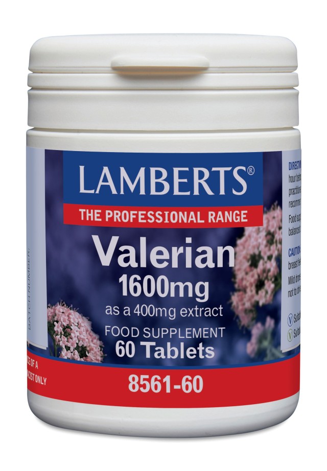 LAMBERTS VALERIAN 1600MG 60TABS