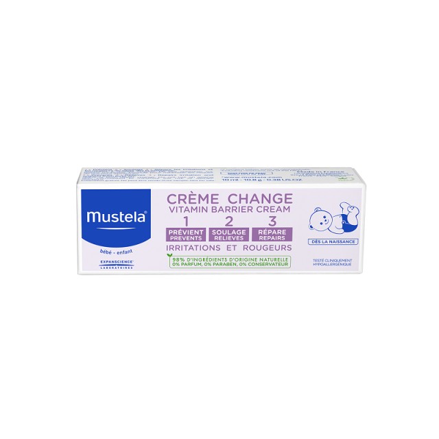 Mustela Vitamin Barrier Cream 123 Κρέμα Αλλαγής Πάνας 50ml