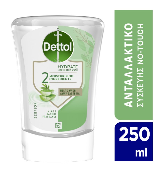 Dettol Ανταλλακτικό Υγρό Κρεμοσάπουνο Συσκευής No-touch Aloe Vera 250ml