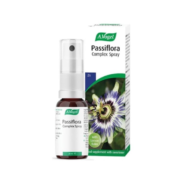 A.Vogel Passiflora Complex Spray Πασιφλόρα Συμπλήρωμα Διατροφής σε μορφή Σπρέι για το Νευρικό Σύστημα και τη Γνωσιακή Λειτουργία 20ml