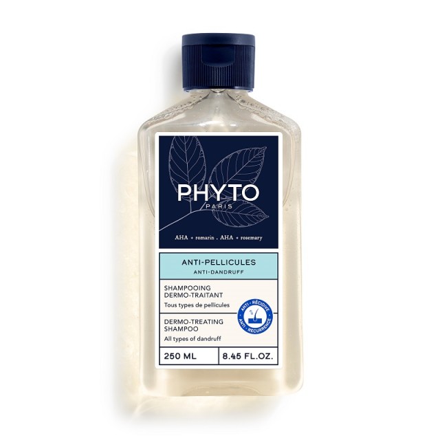 Phyto Dermo-Treating Shampoo Σαμπουάν Περιποίησης Μαλλιών & Περιορισμού Πιτυρίδας 250ml