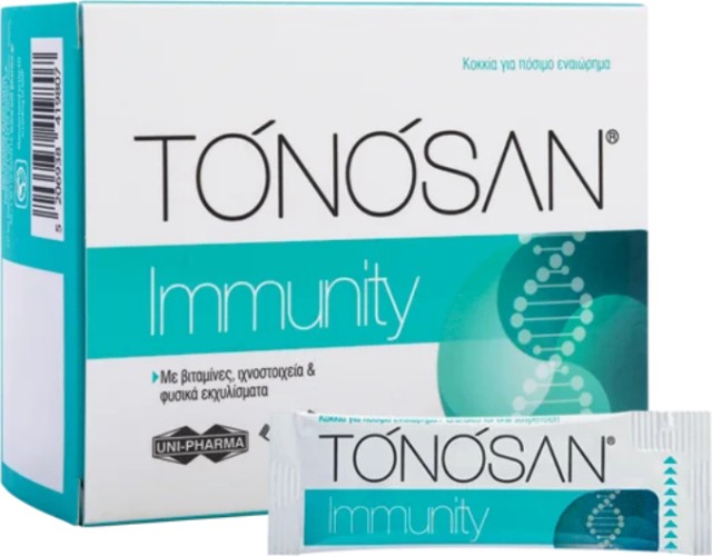 Tonosan Immunity Συμπλήρωμα Διατροφής για Ενίσχυση του Ανοσοποιητικού, 20 φακελίσκοι