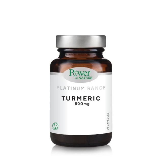 Power Of Nature Platinum Range Turmeric 500mg 30 κάψουλες