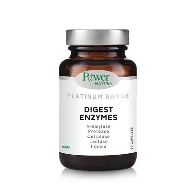 Power Of Nature Platinum Range Digest Enzymes 30 κάψουλες