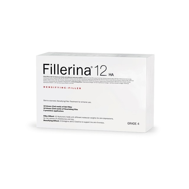 Fillerina 12HA Densifying Filler Face Treatment Grade 4 Ορός Αναπλήρωσης Δέρματος & Γεμίσματος Ρυτίδων 2x30ml