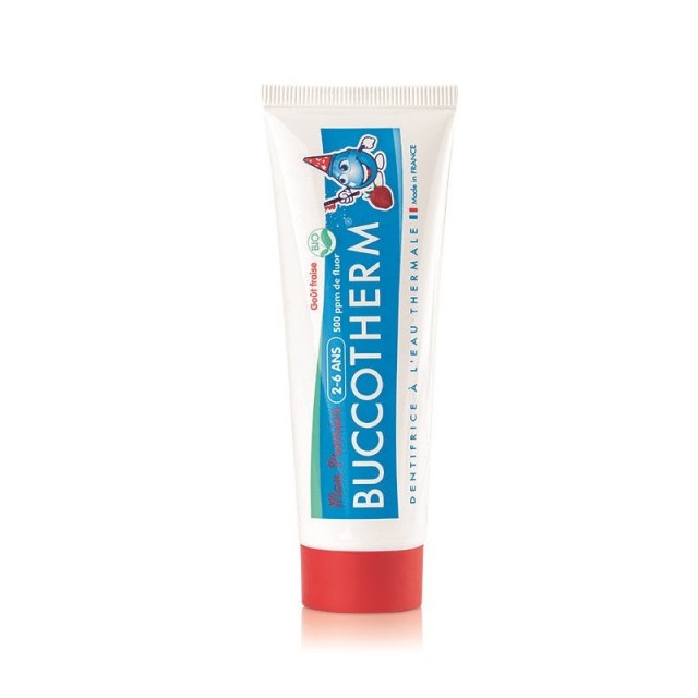 Bucotherm Kids Toothpaste Age 2-6 Strawberry Παιδικη Οδοντοπαστα Γευση Φραουλα 50ml