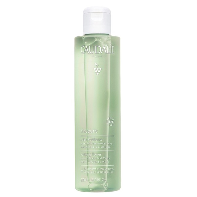 Caudalie Lotion Τόνωσης Vinopure BIO Purifying Toner για Λιπαρές Επιδερμίδες 200ml