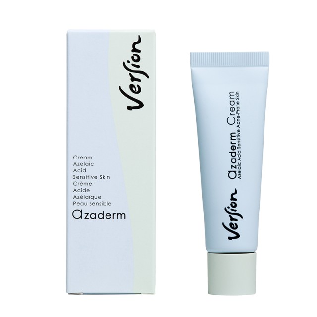 Version Azaderm Cream Κρέμα κατά της Φλεγμωνόδους & Ροδόχρου Ακμής 30ml