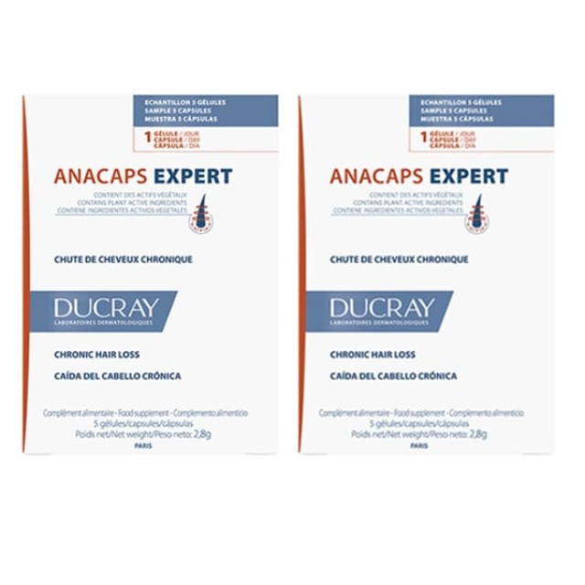 Ducray Promo Pack Anacaps Expert Συμπλήρωμα Διατροφής κατά της Χρόνιας Τριχόπτωσης 2x30 κάψουλες