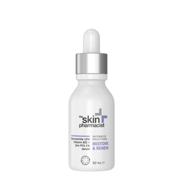 Intermed The Skin Pharmacist Serum Restore & Renew Niacinamide 10% Ορός Προσώπου Αντιμετώπισης Ατελειών & Μείωσης Λιπαρότητας 30ml