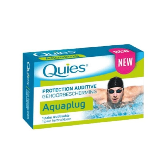 Pharmaq Quies Aquaplug Earplugs Ωτοασπίδες για κολύμπι από Σιλικόνη με 3 δακτύλιους, 1 Ζεύγος