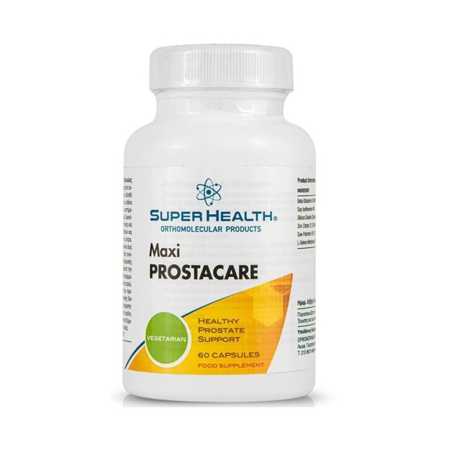 Super Health Maxi Prostacare Συμπλήρωμα για την Υγεία του Προστάτη 60 κάψουλες