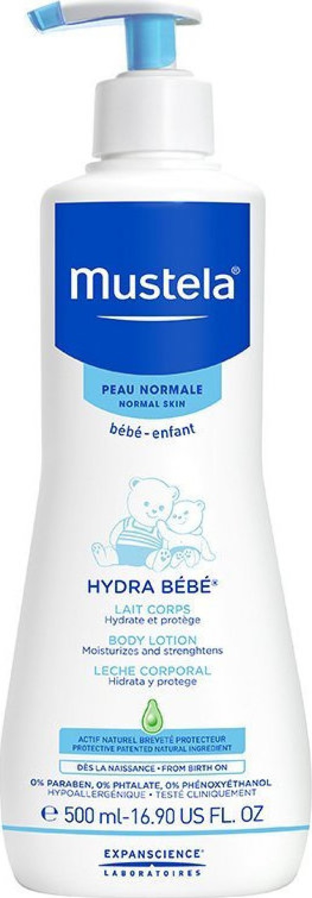 Mustela Hydra Bebe Body Lotion Κρέμα Ενυδάτωσης Σώματος 500ml