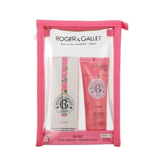 Roger & Gallet Promo Rose Water Γυναικείο Άρωμα 30ml + Δώρο Wellbeing Shower Gel Αφρόλουτρο Τριαντάφυλλο Δαμασκού 50ml