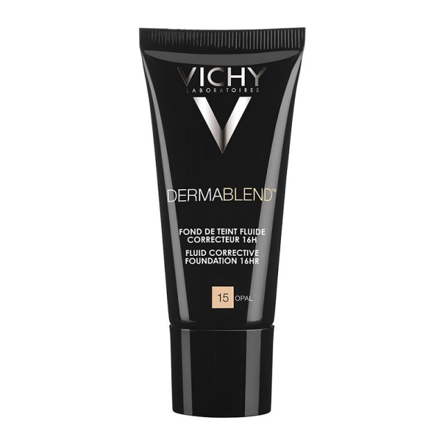 Vichy Dermablend Fluid Make-up No.15 Opal, Υγρό Μέικαπ για Υψηλή Κάλυψη 30ml