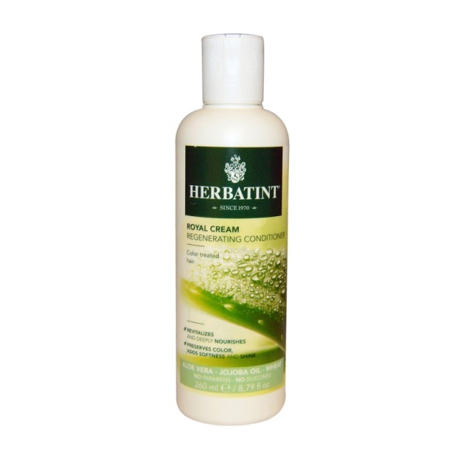 Herbatint Royal Cream Regenerating Conditioner Aloe Vera, Jojoba Oil & Wheat 260ml