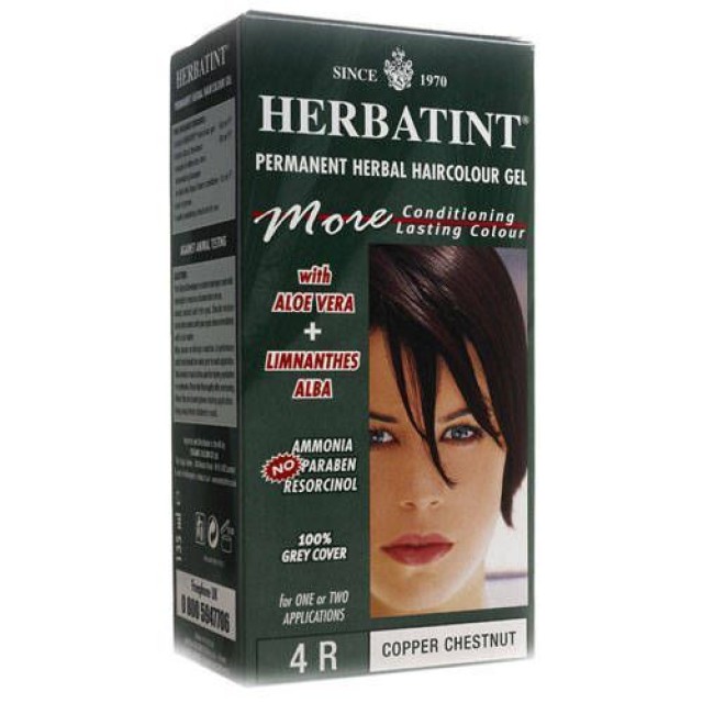 Herbatint Βαφή 4R Καστανό Χαλκού 135ml