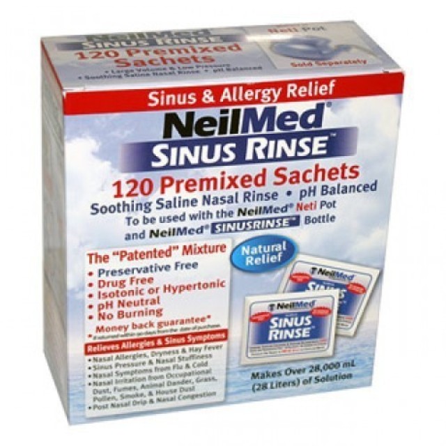 NeilMed Sinus Rinse Ανταλλακτικά Φακελάκια Ρινικού Αποφρακτήρα για Ενήλικες 120τεμάχια