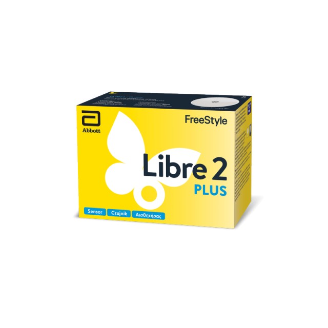 Abbott FreeStyle Libre 2 Plus Sensor, Αισθητήρας Παρακολούθησης Γλυκόζης 1 τεμ