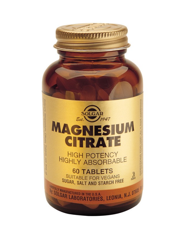 SOLGAR MAGNESIUM CITRATE  200MG  60S