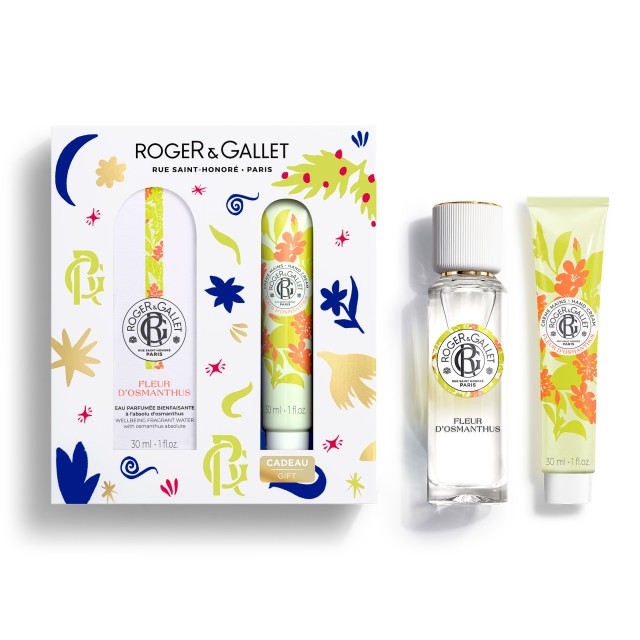 Roger&Gallet Xmas Promo Pack Fleur DOsmanthus Fragrant Water 30ml & Fleur DOsmanthus Hand Cream 30ml