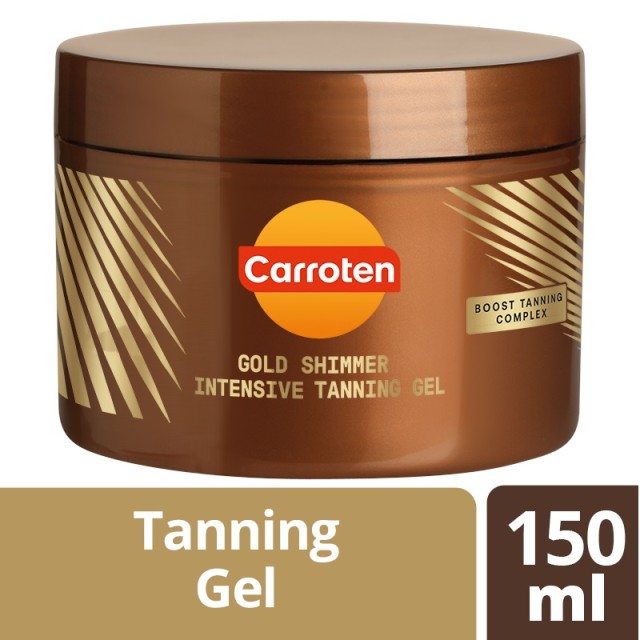 Carroten Gold Shimmer Ιριδίζον Τζελ για Πολύ Έντονο Μαύρισμα 150ml