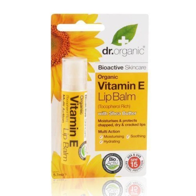 Dr.Organic Vitamin E Lip Balm 5,7ml 