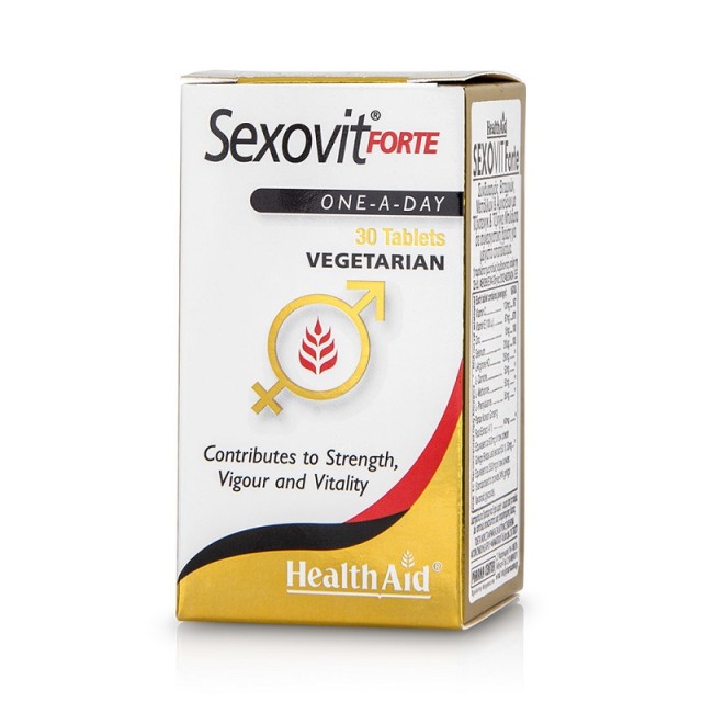 Health Aid Sexovit Forte για Τόνωση Ανδρικής & Γυναικείας Σεξουαλικότητας 30 Ταμπλέτες