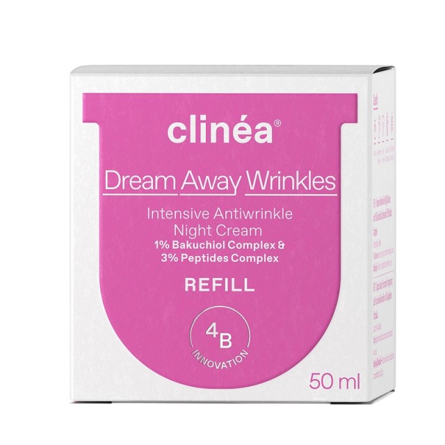 Clinéa Refill Κρέμας Νυκτός Dream Away Wrinkles 50ml