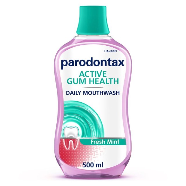 Parodontax Active Gum Health Mouthwash Fresh Mint Στοματικό Διάλυμα Καθημερινής Χρήσης 500ml