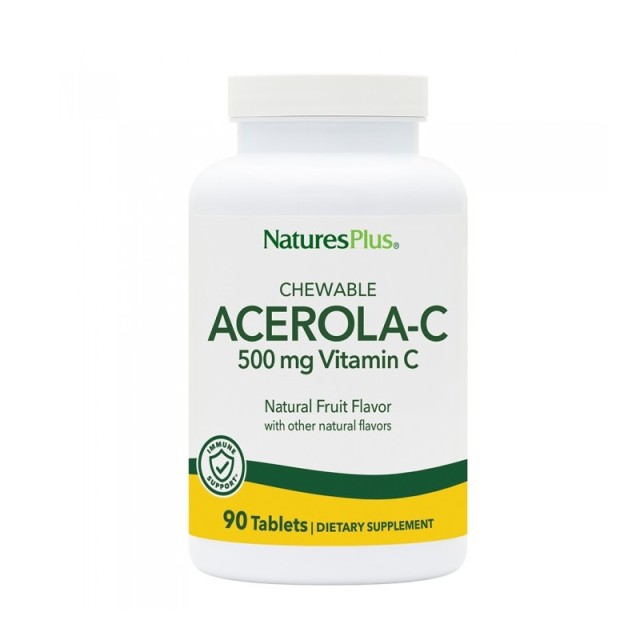 Natures Plus Acerola C Complex 500mg 90 μασώμενες ταμπλέτες