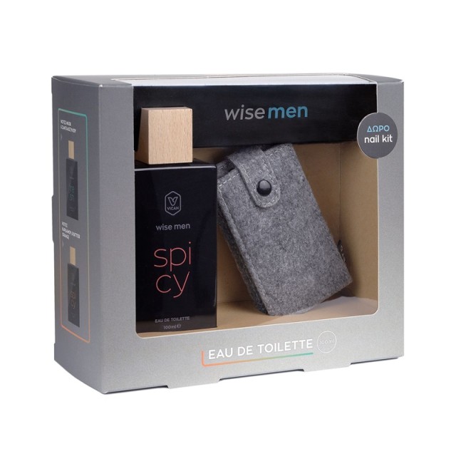 Vican Wise Men Promo Pack  Eau De Toilette Spicy Άρωμα 100ml & Σετ Περιποίησης Νυχιών