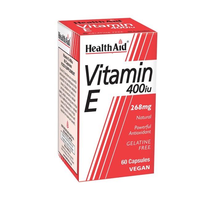 Health Aid Vitamin E 400iu 60 φυτικές κάψουλες